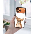 thumbnail image 5 of WIRESTER Shockproof Soft Rubber Cover Case for Apple iPhone 17 Pro Max 6.9" 2025, Fawn Apple Head Chihuahua Dog, 5 of 5