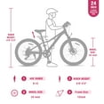 thumbnail image 6 of Ambifirner 24 inch Mountain Bike Shimano 6 Speed Mountain Bicycle with Dual Disc Brakes, Lightweight Bikes or Outdoor Adventure, 6 of 8