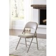 thumbnail image 4 of Chaise pliante en vinyle Cosco Antique Linen (paquet de 4), 4 of 5