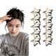 thumbnail image 1 of Star Snap Hair Clips Silver Y2K 2000s 10 Pieces Girls Hair Barrettes Hairclips Headpieces Non Slip Metal Stars Hair Accessories for Women Girls, 1 of 4