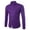 Purple, variant on Mens Dress Shirts Long Sleeve Button Down Collared Business Casual Formal Work Shirts Plain Dressy Shirt Tops