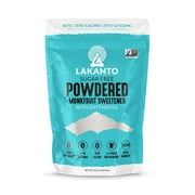 Lakanto Monkfruit Sweetener, 1:1 Powdered Sugar Substitute, Keto, Non-GMO (1 lb)