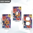 thumbnail image 7 of Yayeee Blank Wall Plate Cover 1-Gang 4.5"x2.7" Home Unused Decorative Outlet, Colorful Painted Flowers Pattern, 7 of 7
