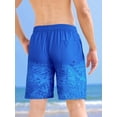 thumbnail image 2 of APTRO Mens Swim Trunks 9 inch Bathing Suit With Zipper Pockets Quick Dry Mesh Liner Swim Shorts Board Shorts Swimsuit Beach Shorts Blue Shell 4XL, 2 of 7