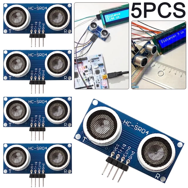 DQrwqpou Módulo alcance ultrasónico HC-SR04P componentes electrónicos amplio voltaje 3-5 5 V 5 uds.