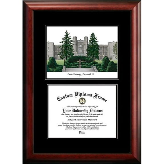 Campus Images OH990D-1185 11 x 8.5 in. Xavier University Diplomate Diploma Frame - Satin Mahogany