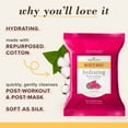 thumbnail image 2 of Burts Bees Hydrating Pre-moistened Facial Cleanser Towelettes with Watermelon, 30 Count, 2 of 18