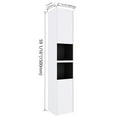thumbnail image 2 of 12" Bathroom Cabinet, Wall Mounted, 2 Soft Close Doors, White Modern Look Modern, Mounted Fashionable And Design, 2 of 7