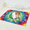 thumbnail image 2 of Rainbow Tie Dye Mandala Flower Pattern Blanket,Comfortable Soft Flannel Throw Blanket,All Season,Warm Lightweight Blankets for Sofa Bed Couch Living Room Chair,30"x40", 2 of 4