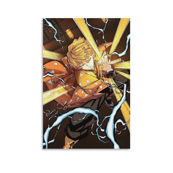 Demon-Slayer Anime Poster (44) Poster Decorative Painting Canvas Wall Art Living Room Posters Bedroom Painting 16x24inch(40x60cm)