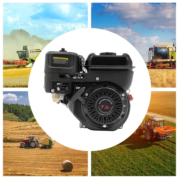 4-stroke Engine, 4-stroke Gasoline Engine, Portable Engine, Power: 7.5HP, Speed: 3600rpm, Fuel Consumption: 358ml/0.08Gal/KW/Hour