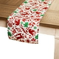 thumbnail image 3 of Reindeer and Doves Rectangular Christmas Table Runner - 72", 3 of 6