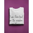 thumbnail image 3 of The Wisdom Of Others Quote Sweatshirt Women -GoatDeals Designs, Female x-Large, 3 of 4