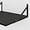 Black, variant on Deep Wall Shelves 12" W x 12" D Engineered Wood Floating Shelves for Wall, Sturdy Metal Bracket Bookshelves Home Decor Storage for Living Room Bedroom Bathroom Kitchen, Set of 2, Oak Finish