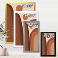thumbnail image 4 of Designart 'Abstract Terracotta Mountain Landscape Sunset ' Modern Framed Art Print, 4 of 4