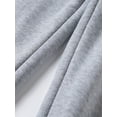 thumbnail image 4 of Innerwin Hoodies And Sweatpant Set Solid Color Mens Tracksuit Winter Hooded Warm 2 Piece Hoodie Light Gray L, 4 of 8