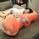 thumbnail image 5 of Almohada de peluche de hipopótamo grande de 40/60/80CM, juguete de peluche suave con dientes grandes, muñeco de dibujos animados, regalos bonitos para niños, regalo de cumpleaños, 1 ud., 5 of 5