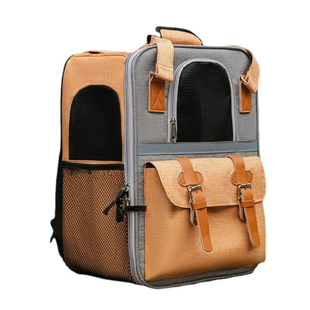 Mochila para mascotas transpirable, mochila para transportar mascotas, mochila portátil para perros, mochila para mascotas, estándares líderes en la industria
