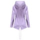 thumbnail image 5 of Abrigos de Invierno Para Mujer Chaqueta de Lluvia Sólida Chaquetas Al Aire Libre Impermeable Con Capucha Impermeable A Prueba de Viento Odeerbi  ODB173203, 5 of 9