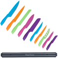 thumbnail image 1 of Classic Cuisine Ensemble de Couteaux 10 Pcs avec Barre Magnétique, Multicolore, 1 of 6