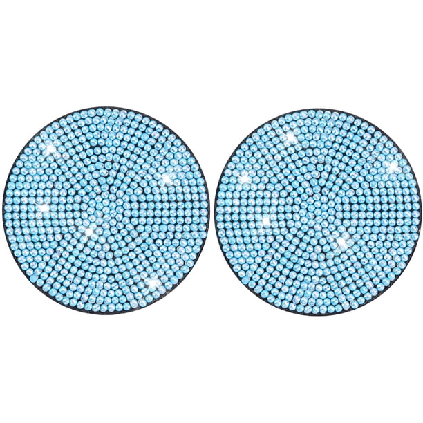2 piezas de posavasos de cristal reutilizables para bricolaje, con perforaciones, para decoración del hogar y la mesa FLhrweasw Nuevo