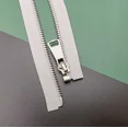 thumbnail image 3 of 5# Metal Teeth Open End Auto-Lock Zippers for Jackets Sewing Supplies, 60cm, 3 of 6