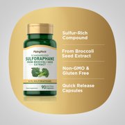 Sulforaphane (Broccoli) | 90 Capsules | Non-GMO, Gluten Free for Men and Women | by Piping Rock
