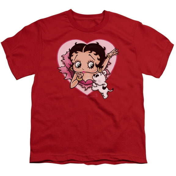 Betty Boop - I Love Betty - Youth Short Sleeve Shirt - Small