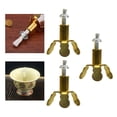 thumbnail image 2 of 3Pcs Oil Lamp Wick Holder Copper Alloy Stand Shelf with Wicks for Homemade Proposal Wedding DIY Oil Lamp Long Light Accessories, 2 of 5