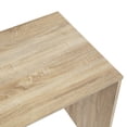 thumbnail image 2 of Modern Geo Walnut L Shape Computer Table, 2 of 3