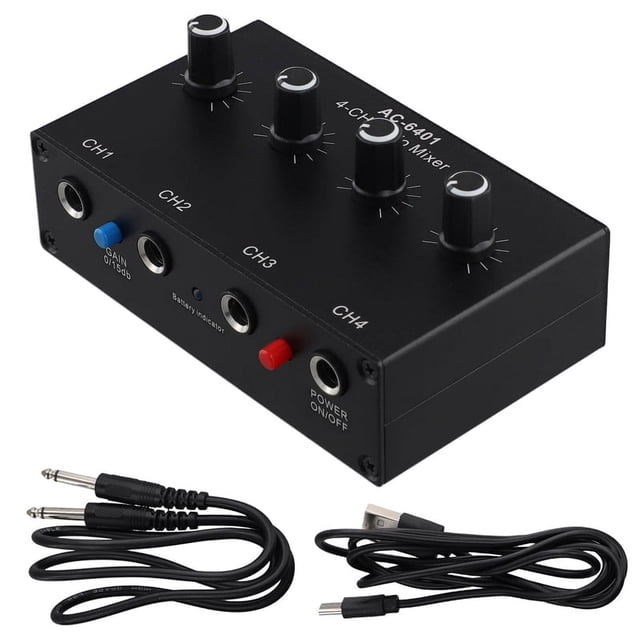 Tarjeta de sonido de condensador de micrófono AC-6401 para PC, audio de computadora, USB, guitarra eléctrica, transmisión en vivo, grabación, tarjeta de sonido