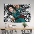 thumbnail image 3 of My Hero Academia Tapestry, Anime Wall Poster Art, Wall Tapestry For Bedroom Living Room Dorm Room, Wall Hanging For Festival Party Events Background Photography Backdrop, 60x40 Inch, 3 of 9