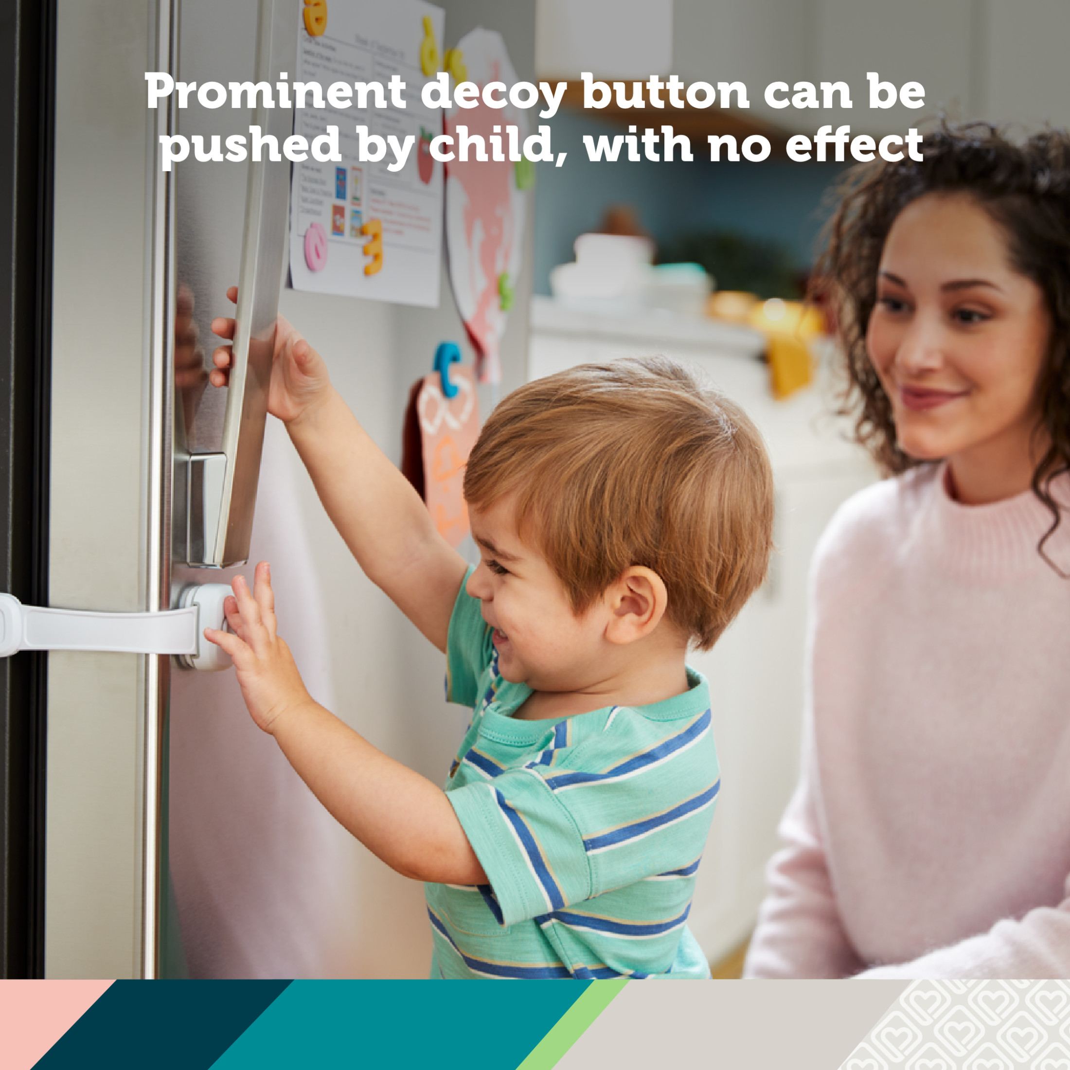 Safety 1st Outsmart Multi Use Lock, 2-Pack, White photo 5