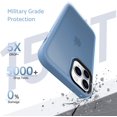 thumbnail image 2 of Designed for iPhone 11 Pro Case, [Support Wireless Charging] Soft Silicone Slim Anti-Scratch Phone Case for iPhone 11 Pro 5.8 inch, Light Blue, 2 of 13