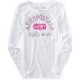 thumbnail image 1 of Camiseta con adornos Aeropostale Mujer Glitter Est. Ny Blanca Mediana, 1 of 1