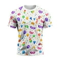thumbnail image 5 of Resicozy Mardi Gras T-Shirt for Men 2026 Funny Printed Holiday Casual Shirt Fashion Crewneck Short Sleeve Shirts White 2XL, 5 of 5