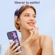 thumbnail image 2 of Threehao Funda para OPPO A40 4G y A3X y A60 5G Case Uso Rudo, Ultra Delgado Flexible Púrpura TPU Sil, 2 of 6