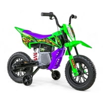 Dynacraft Teenage Mutant Ninja Turtles Motorcycle Ride-On 12V Electric, 3 mph, Ages 3 , Green, 1-Count