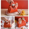 thumbnail image 3 of qczoyp Leather Gift Bags with Handles: 10 Pcs Party Favor Bags with Ribbon, Reusable Mini Gift Bags for Birthdays, Baby Shower,Weddings,Party Favor, Holiday Presents (Red), 3 of 8