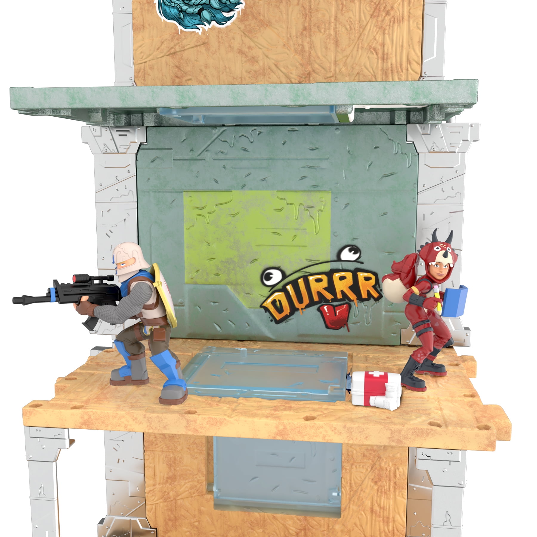 Fortnite 63511 Battle Royale Collection Mega Fort and 2 Exclusive Figures  Tricera Ops and Blue Squire, Multicoloured by Fortnite - Shop Online for  Toys in the United Arab Emirates