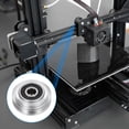 thumbnail image 5 of 4 Pcs Roue d'Imprimante 3D avec Roulement Linéaire 625RS, Roue à Poulie en Plastique pour Imprimante 15D, Transparent, 5 of 5