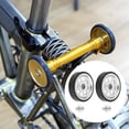 thumbnail image 3 of 1 par de bicicleta plegable Easy Wheel 6cm para bicicleta plegable que transporta piezas de componentes para caminar y empujar - Plata Soledad Bicicleta Plegable Easy Wheels, 3 of 10