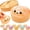 Orange, variant on Glitter Dumpling Squishies Toys with Steamer Case, Cute Colorful Bao Bun Stress Balls, Slow Rising Soft TPR Sensory Fidget Toys for Anxiety Relief, Birthday Party Favors Stocking Stuffers