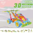 thumbnail image 3 of Building blocks children's DIY assembly and disassembly toy car cross-border robot disassembly, 3 of 5