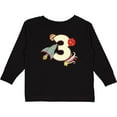 thumbnail image 3 of Inktastic 3rd Birthday Outer Space Theme Boys or Girls Long Sleeve Toddler T-Shirt, 3 of 5