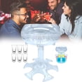 thumbnail image 3 of Carrier Liquor Dispenser Drinking Tool,6 Shot Glass Dispenser Glass Dispenserand Holder Multiple Shot Pourer Exquisite Design, 3 of 8