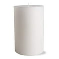 thumbnail image 2 of tag 100074 4-Inch by 6-Inch Unscented Long Burning Pillar Candle, White, 2 of 3
