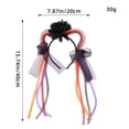 thumbnail image 3 of Isvgxsz Clearance Halloween Headband Cat Ears Hair Bands Spooky Bow Hair Cards Hair Band Headdress for Women, Perfect Hair Accessories for Halloween Ball Party Masquerade., 3 of 4
