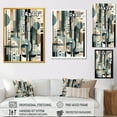thumbnail image 4 of Designart "Cream Blue Minimalism Quiet Depths III" Minimalism Wall Art Living Room, 4 of 5