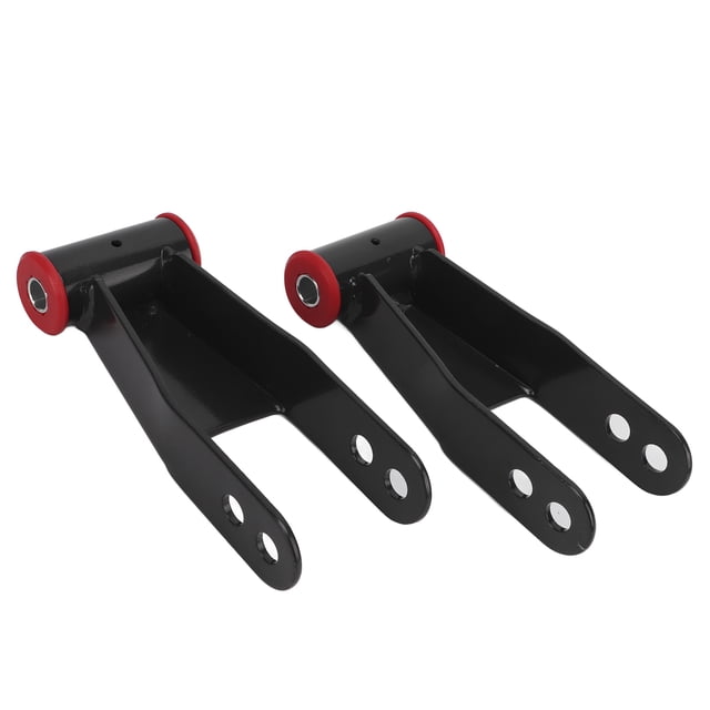 Rear Drop Shackle Kit, 712120 Anti Rust Easy Installation Steel 2in Rear Drop Shackle for Car Replacement for Silverado Sierra 1500 2WD 4X4 2019